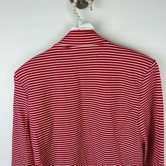 Tommy Hilfiger Womens Jacket XL Stripe Nautical Military blazer holidays - Picture 10 of 12